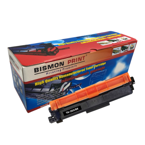 ตลับหมึกเทียบเท่า Toner Cartridge Compatible Brother TN-263 Black, TN263 Remanufactured